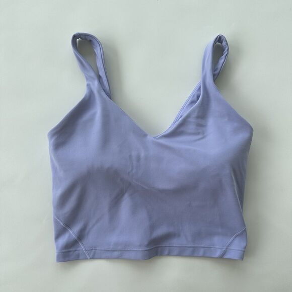 Lululemon Align Tank Top Women's SIZE 6 Lavender Purple Wide Band Wireless - Picture 3 of 7